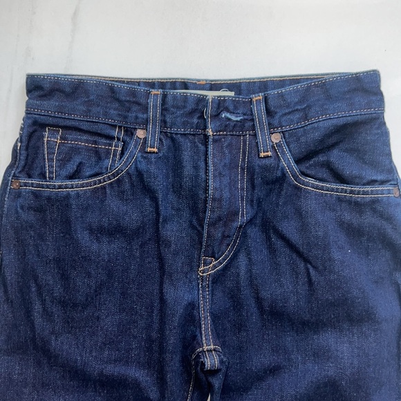 Levi’s Shuttle Style Made & Crafted Dark Blue Straight Jeans Waist 28”Length 31” - Picture 3 of 6